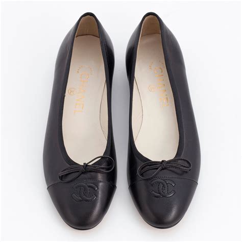 chanel black ballet shoes|where to buy ballet flats.